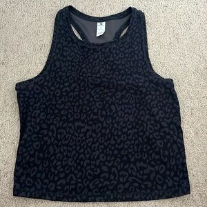 Tank Top, Size Small, Black and Grey